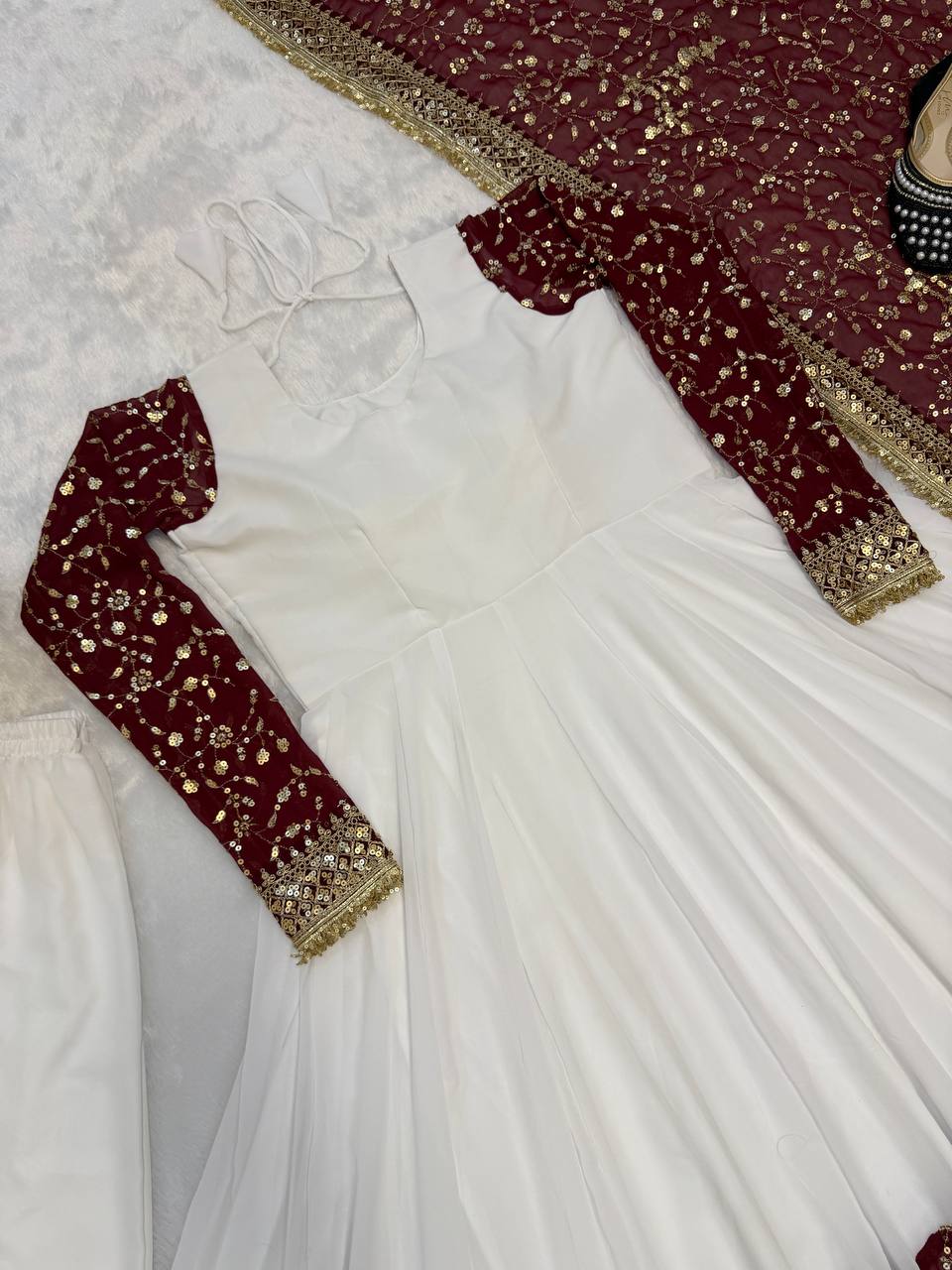 The Sovereign Pearl and Wine Suit